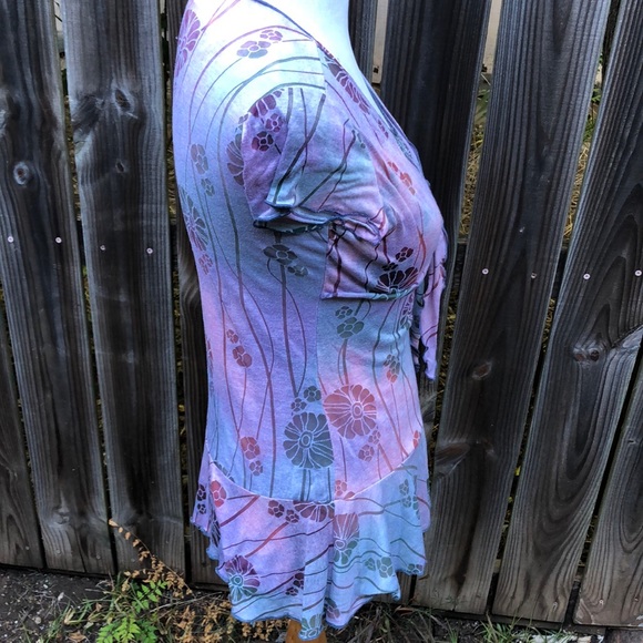 Tie Die Summer Top Anthropologie - Picture 9 of 12